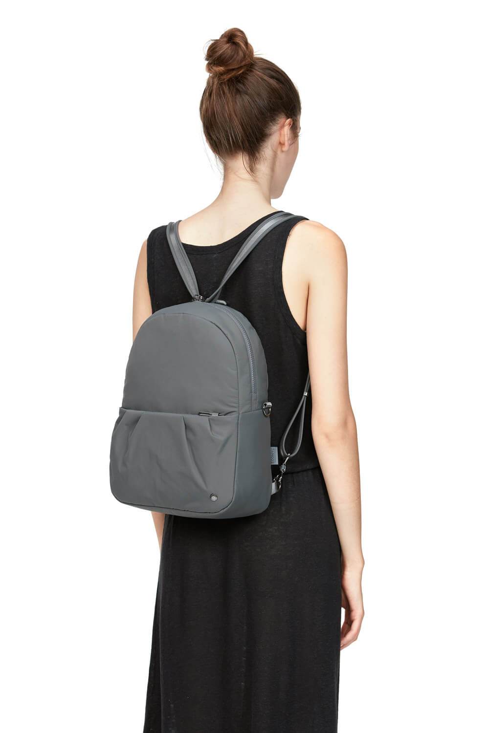 Citysafe CX Anti-Theft Convertible Backpack, Storm ECONYL