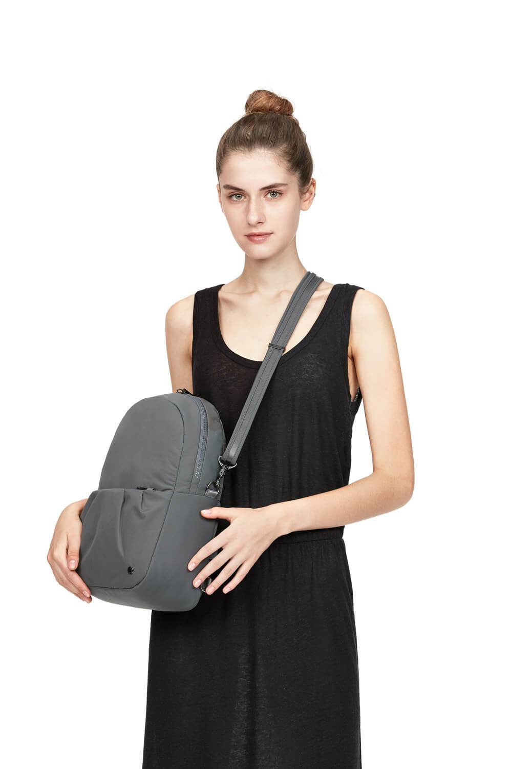 Citysafe CX Anti-Theft Convertible Backpack, Storm ECONYL