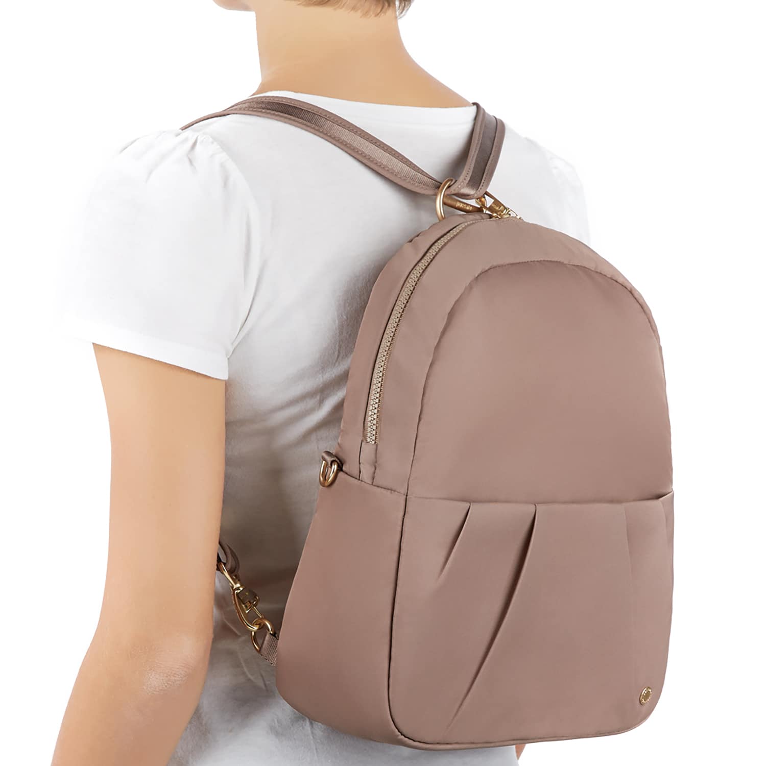 Citysafe CX Anti-Theft Convertible Backpack, Blush Tan
