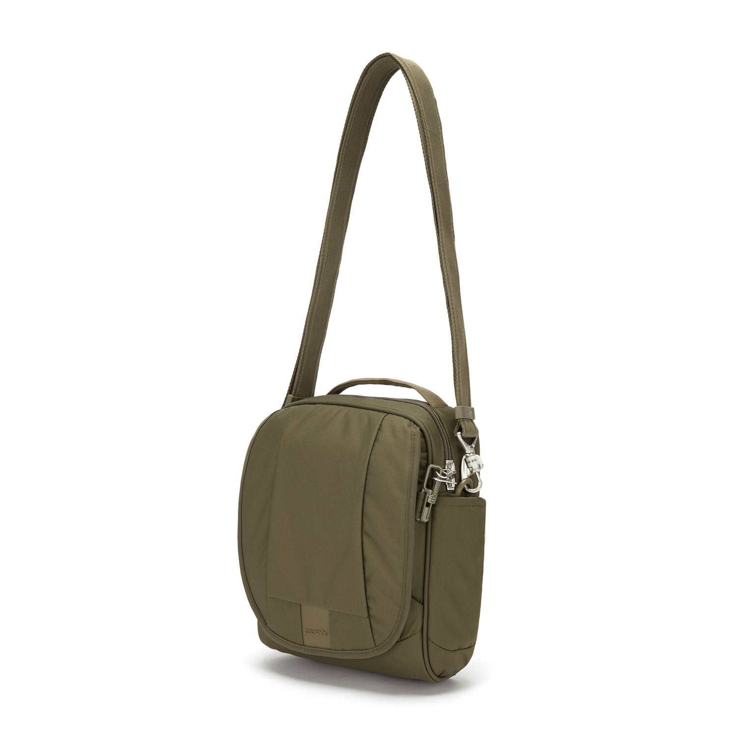 Metrosafe LS200 Anti-Theft Medium Crossbody Bag, Earth Khaki