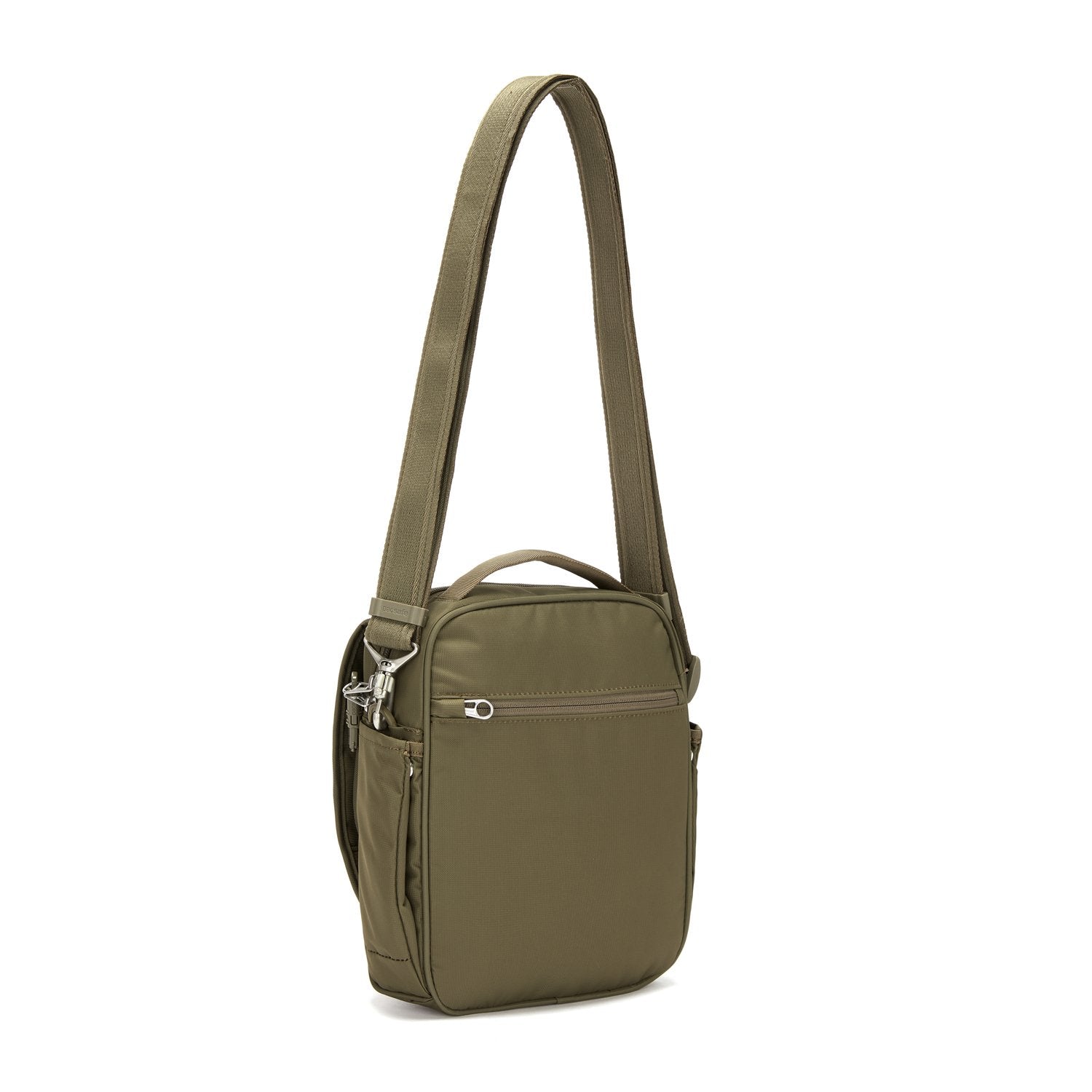 Metrosafe LS200 Anti-Theft Medium Crossbody Bag, Earth Khaki