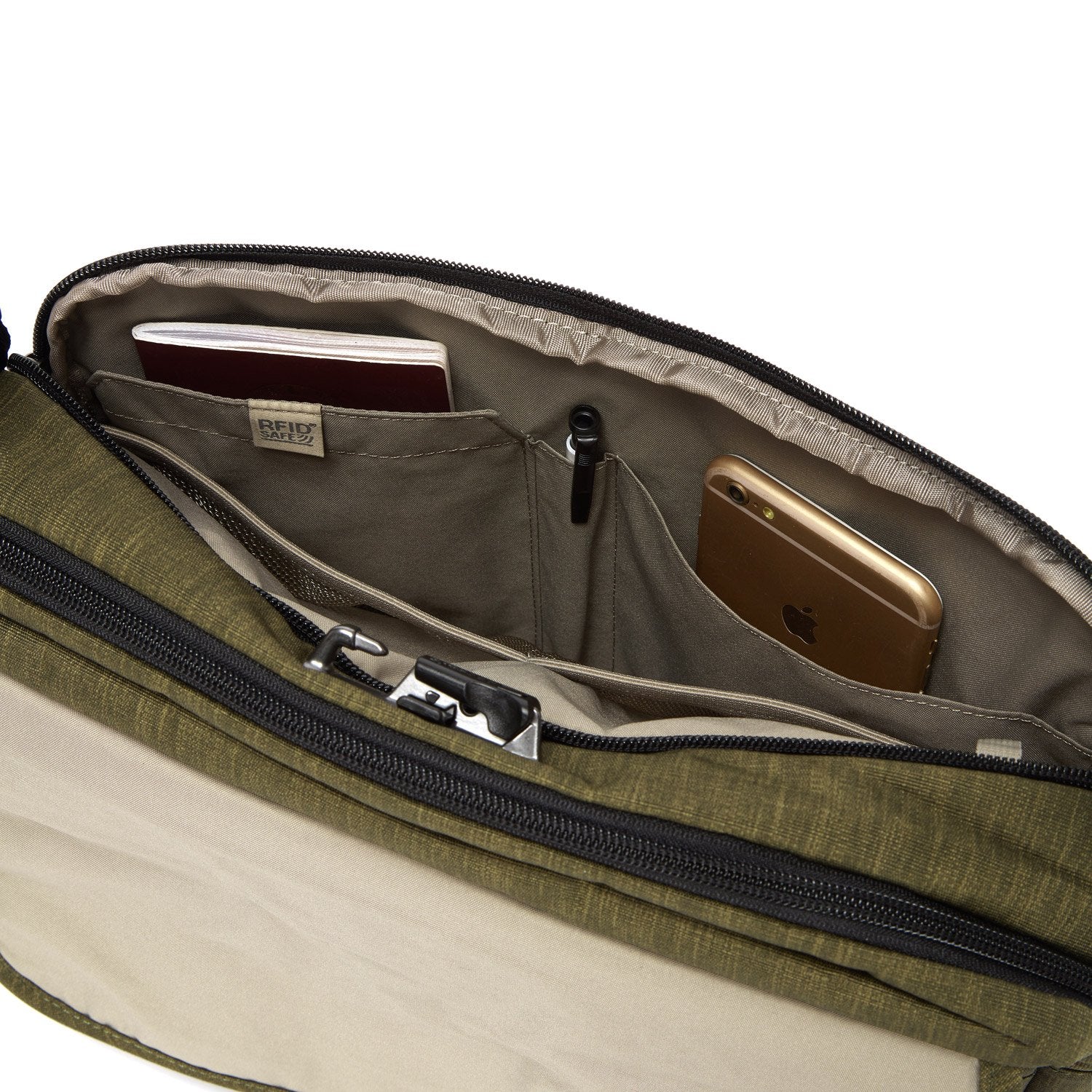 Metrosafe X Anti-Theft Messenger, Utility Green