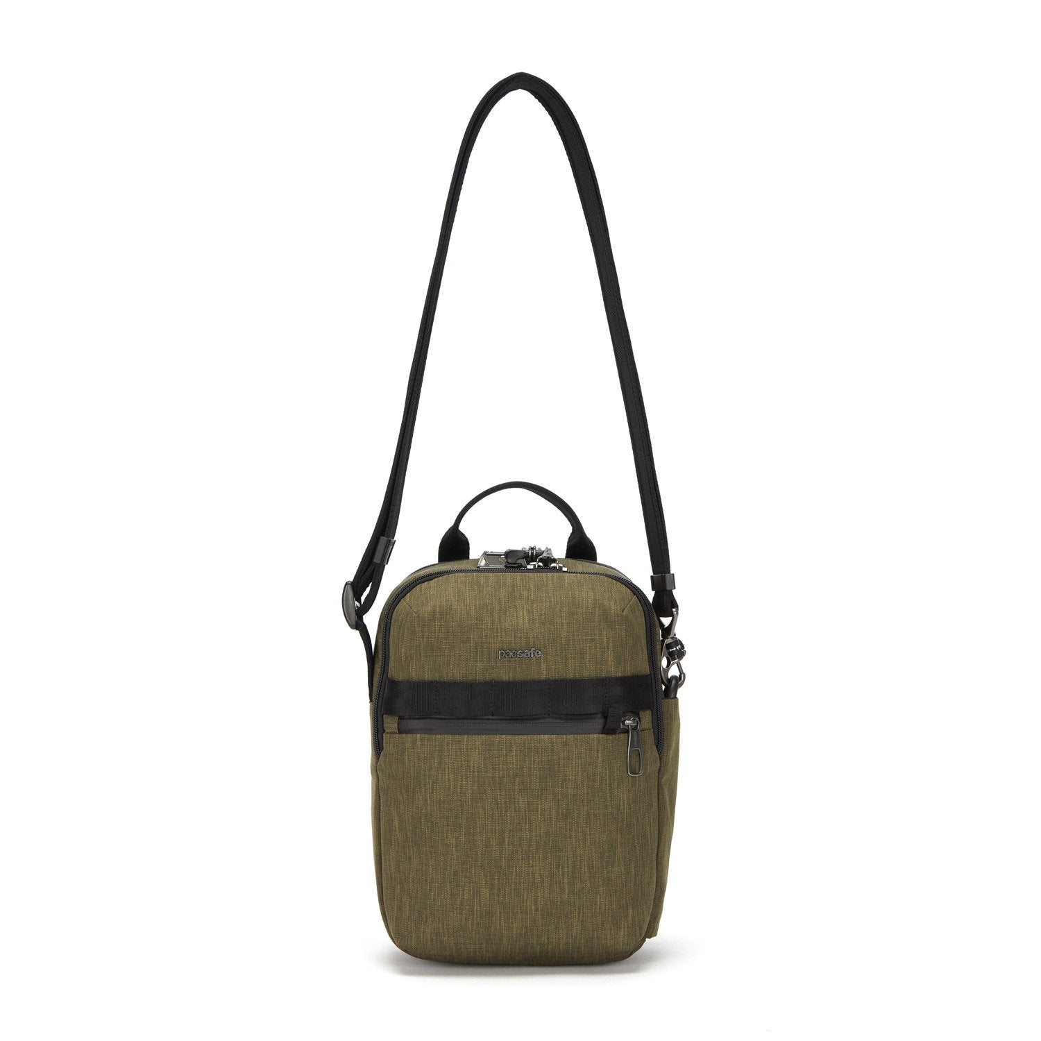 Metrosafe Anti-Theft Vertical Crossbody, Utility Green