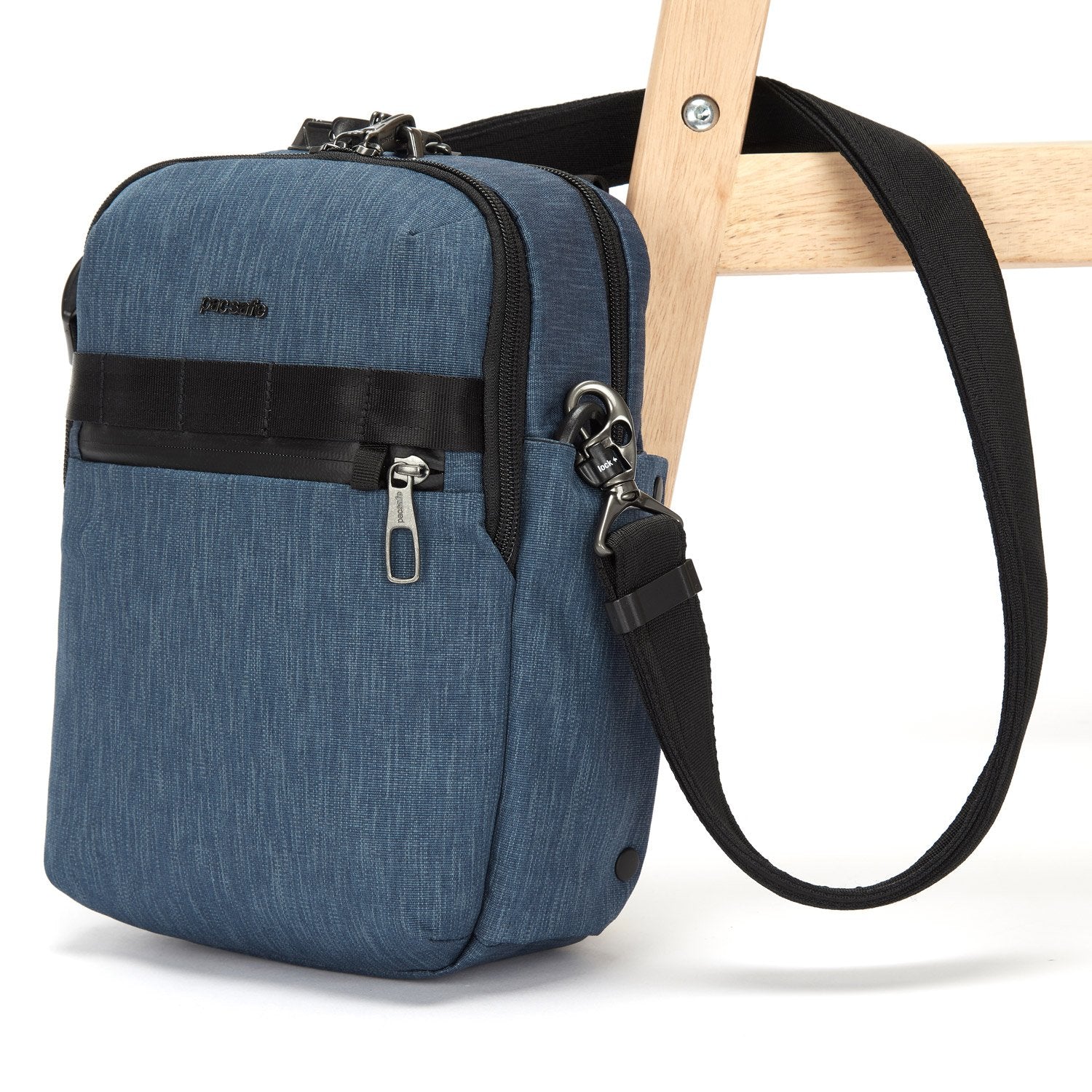 Metrosafe Anti-Theft Vertical Crossbody, Dark Denim