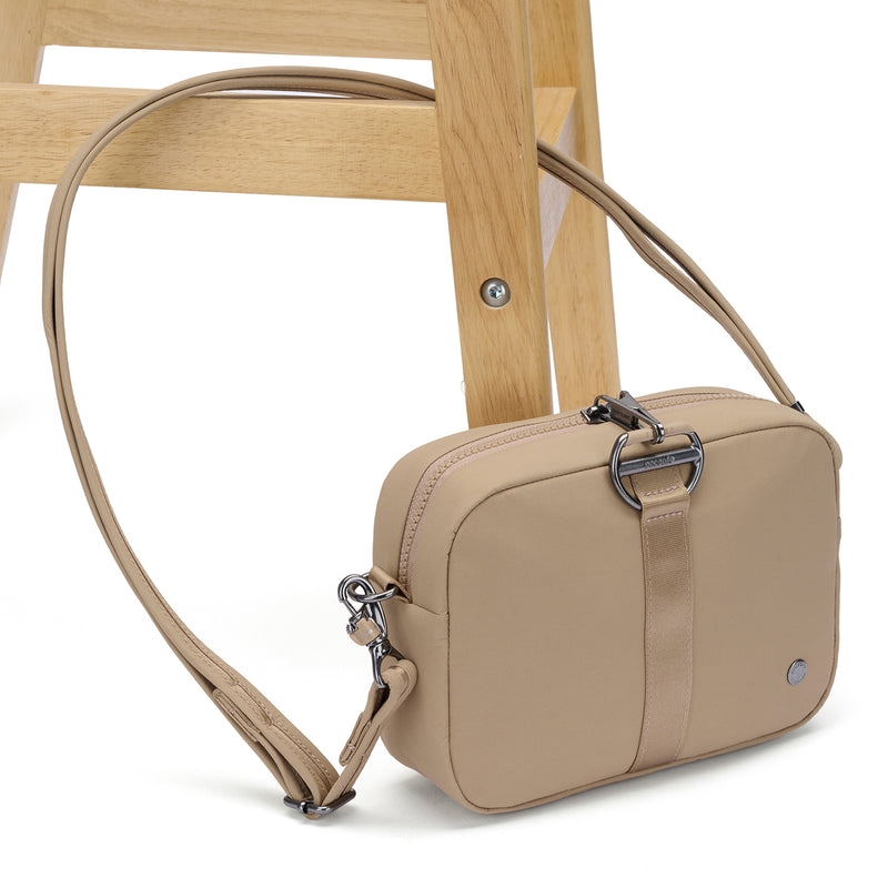 Pacsafe® CX Anti-Theft Square Crossbody, Taupe