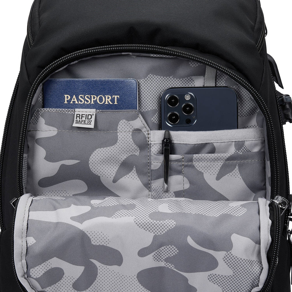 Pacsafe® EXP 28L Anti-Theft Backpack, Black