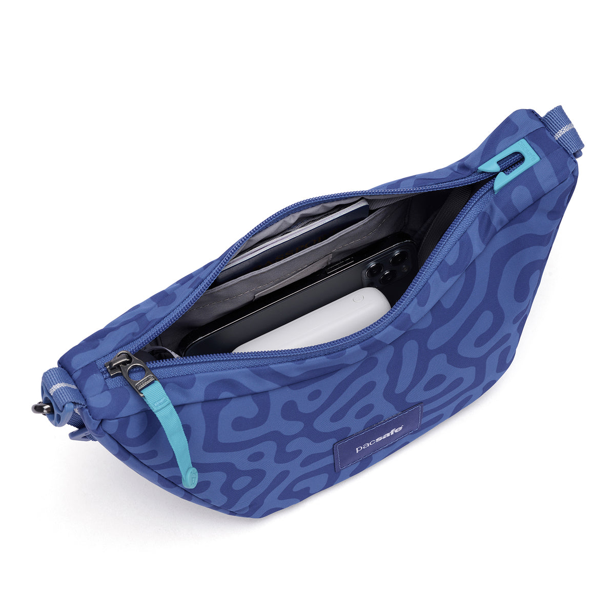 Pacsafe® GO Anti Theft Lunar Crossbody, Cerulean Blue