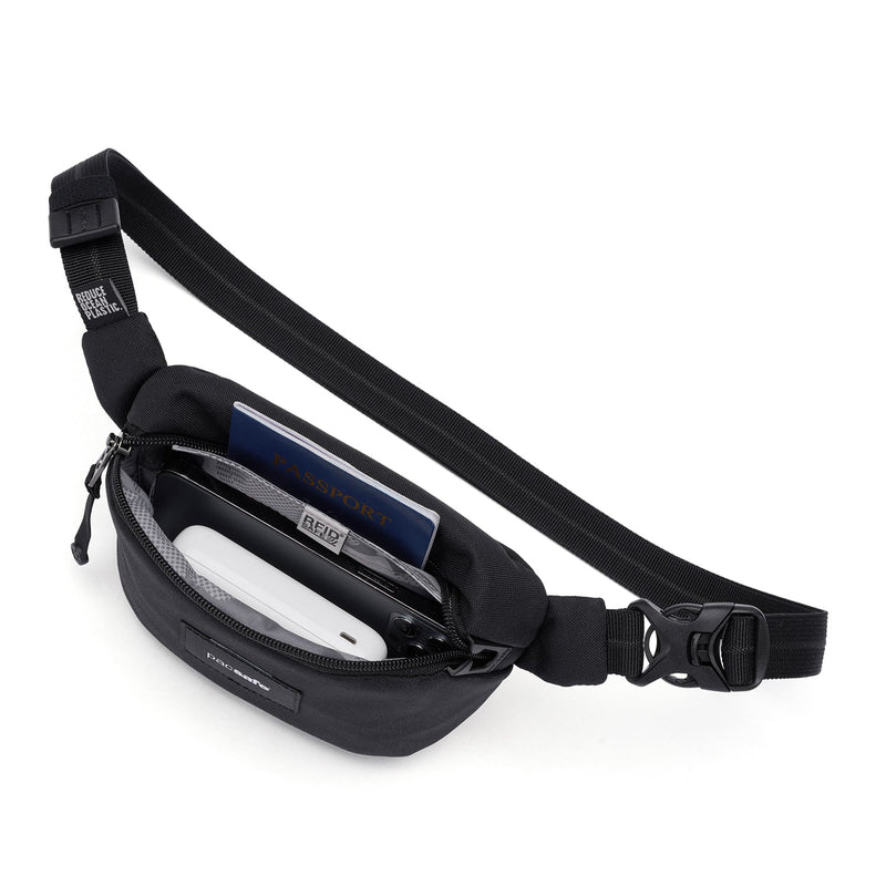 Pacsafe® GO Anti-Theft Micro Sling, Jet Black