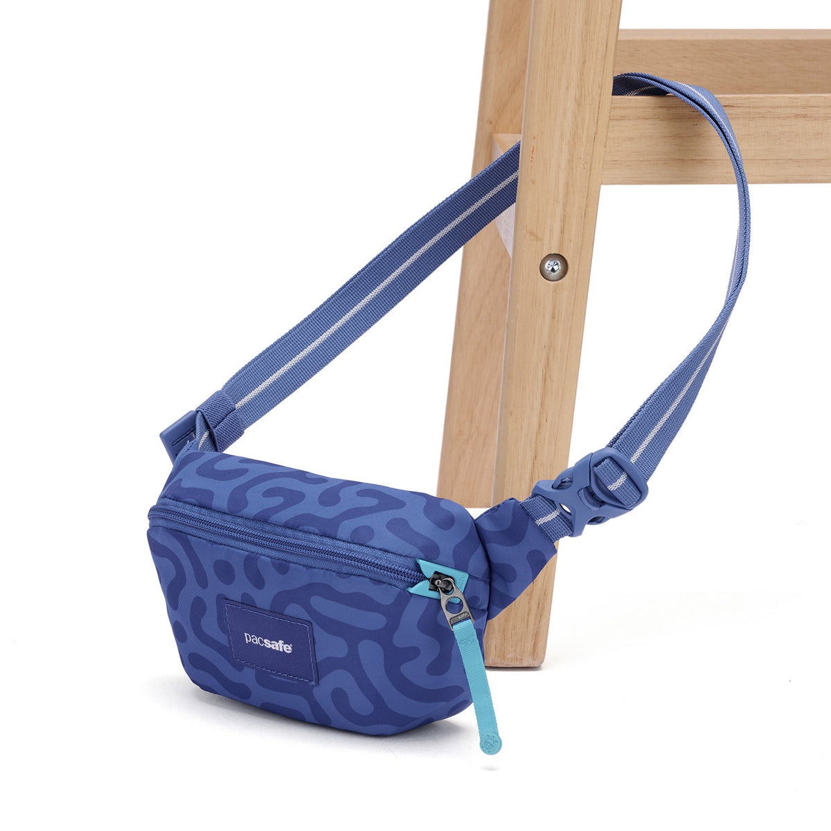 Pacsafe® GO Anti-Theft Micro Sling, Cerulean Blue
