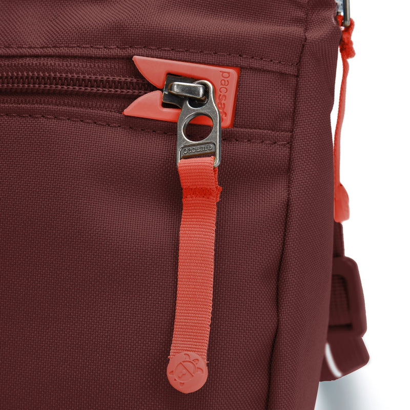 Pacsafe® GO Anti Theft Saddle Crossbody, Garnet Red