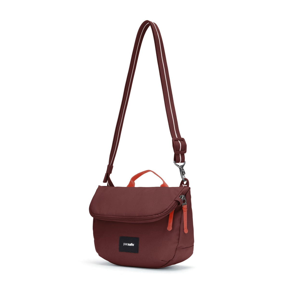 Pacsafe® GO Anti Theft Saddle Crossbody, Garnet Red