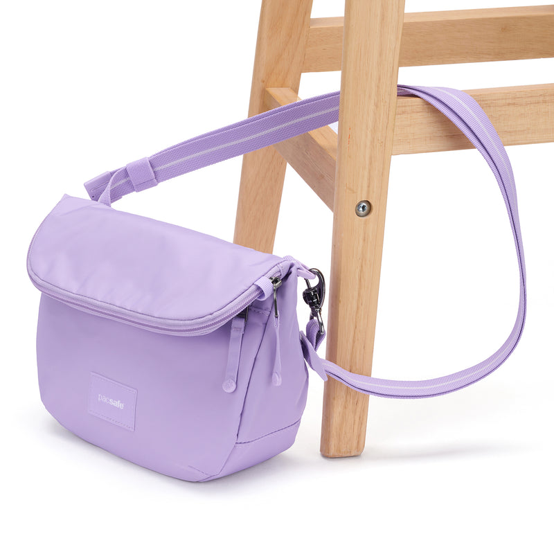 Pacsafe® GO Anti Theft Saddle Crossbody, Lavender