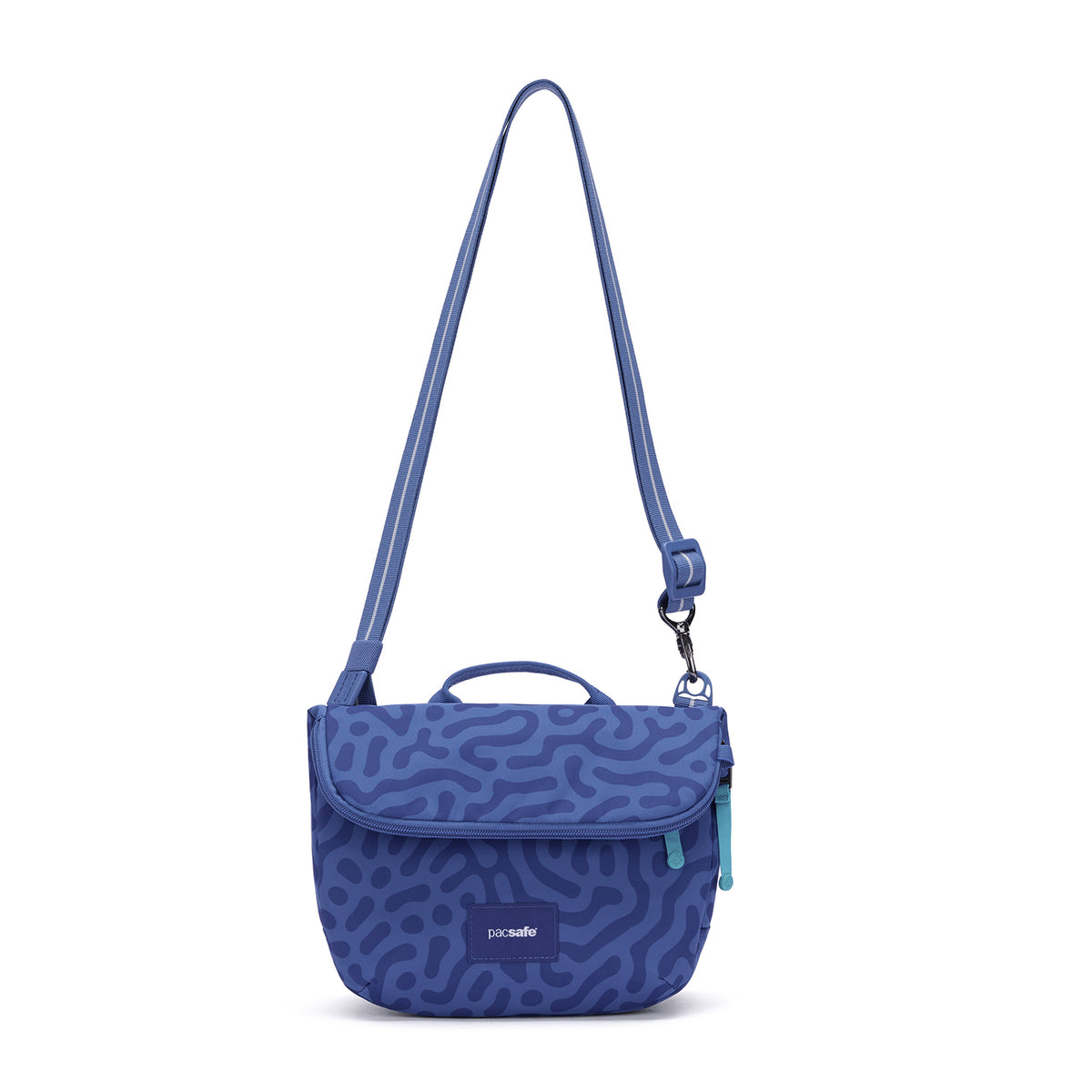 Pacsafe® GO Anti Theft Saddle Crossbody, Cerulean Blue