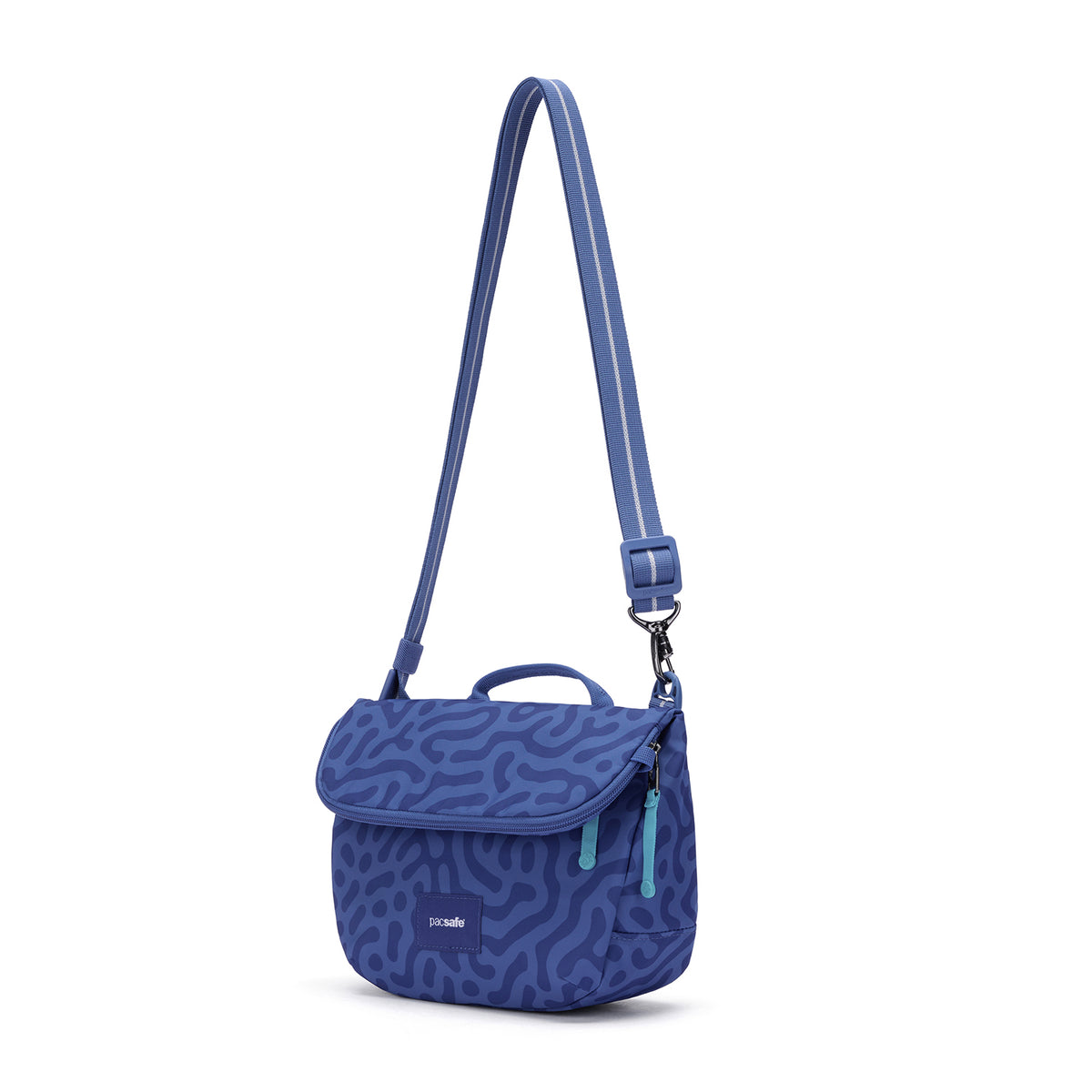 Pacsafe® GO Anti Theft Saddle Crossbody, Cerulean Blue