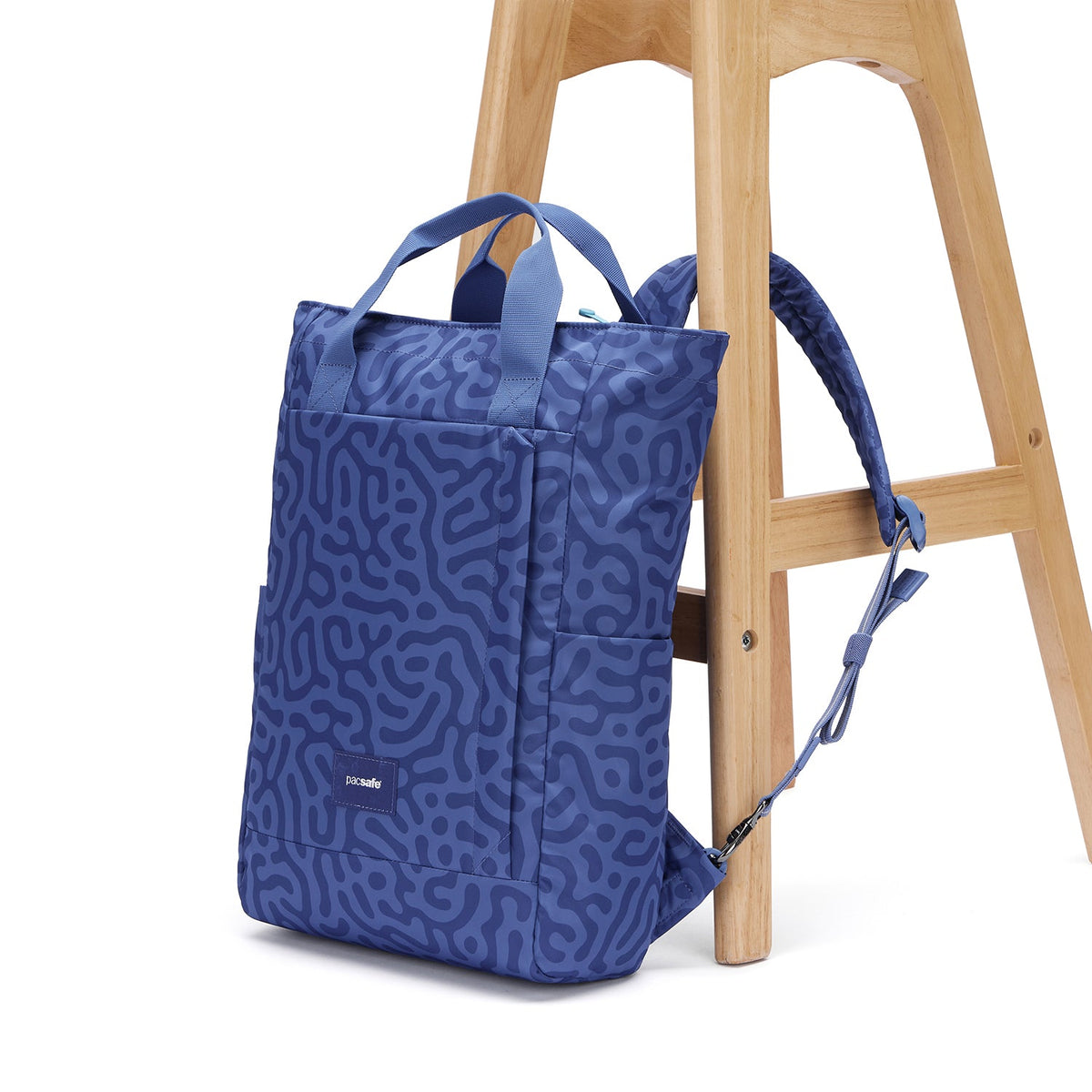 Pacsafe® GO Anti-Theft Totepack, Cerulean Blue