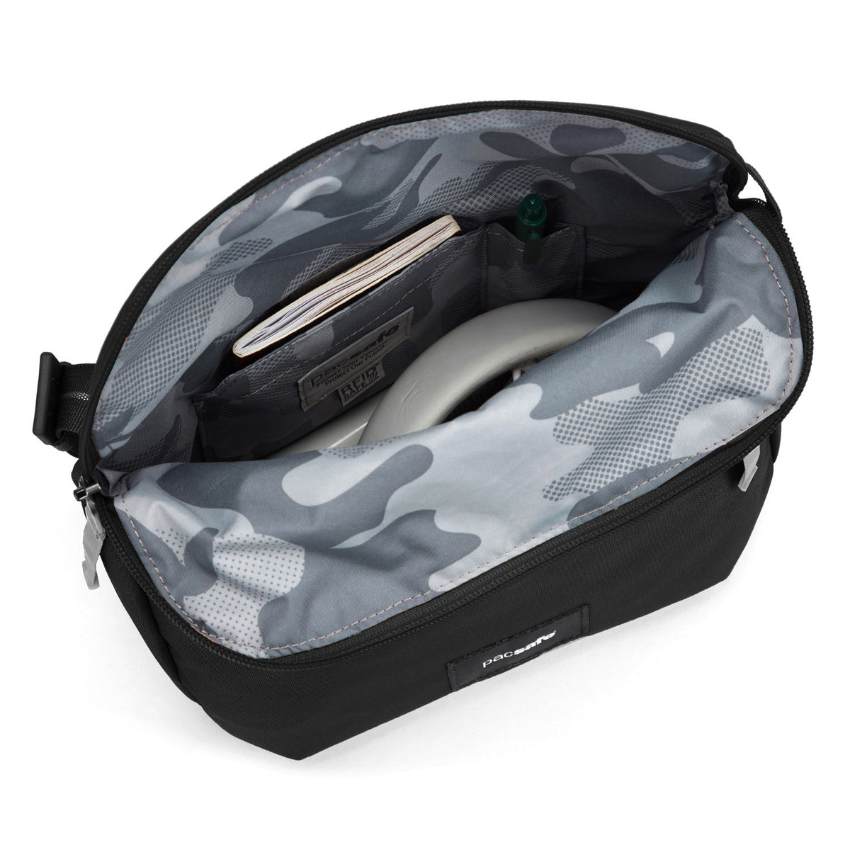 Pacsafe® GO Anti Theft Saddle Crossbody, Jet Black