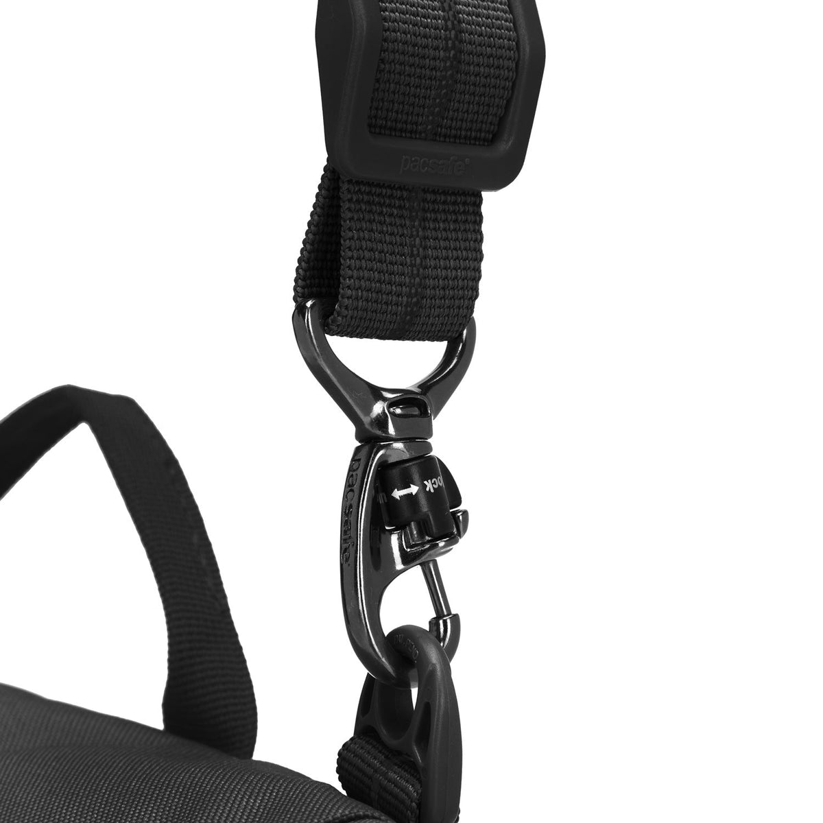 Pacsafe® GO Anti Theft Saddle Crossbody, Jet Black