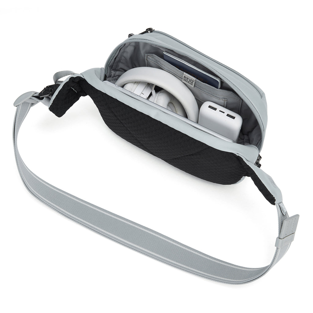 Pacsafe® V Anti-Theft Hip Pack, Digital Gray