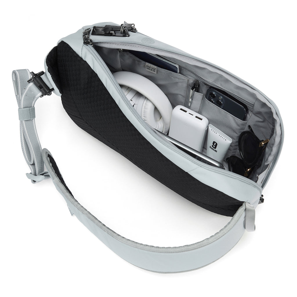 Pacsafe® V Tech Anti-Theft Sling Pack, Digital Gray