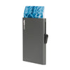 RFIDsafe™ RFID blocking aluminum slider wallet