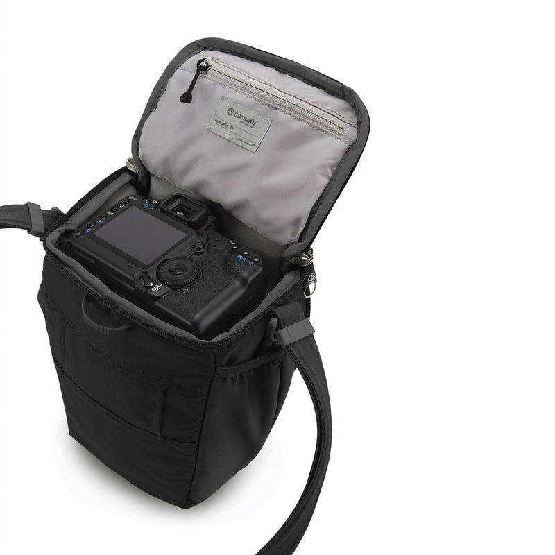 Camsafe V6 Anti-Theft Camera Top Loader Bag, Black