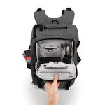 Camsafe Z16 Anti-Theft Camera And 13" Laptop Backpack, Charcoal