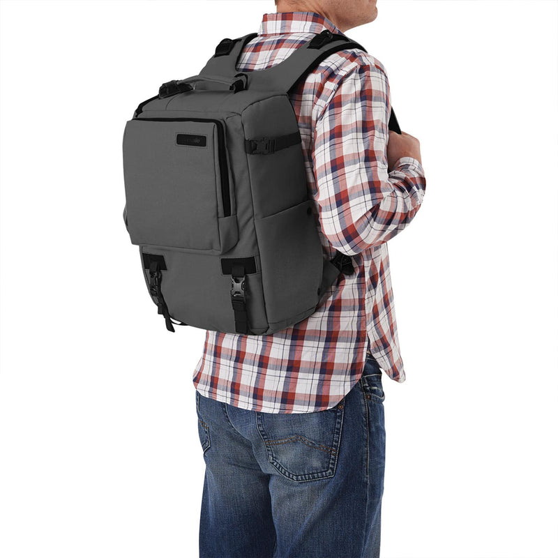 Camsafe Z16 Anti-Theft Camera And 13" Laptop Backpack, Charcoal