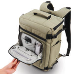 Camsafe Z25 Anti-Theft Camera And 15" Laptop Backpack, Slate Green