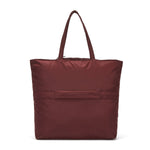 Citysafe CX Anti-Theft Packable Horizontal Tote, Merlot