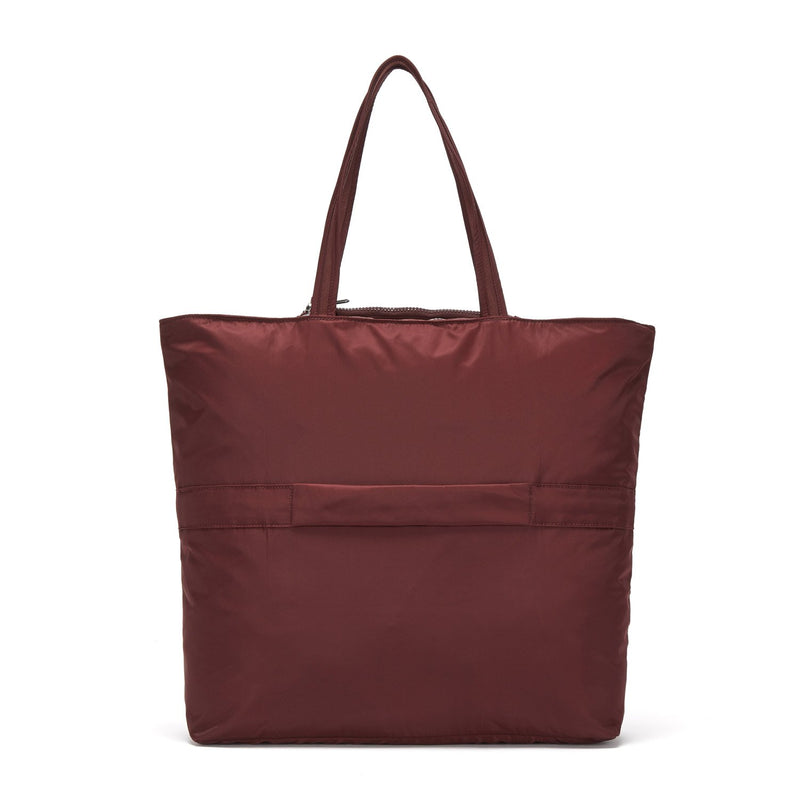 Citysafe CX Anti-Theft Packable Horizontal Tote, Merlot
