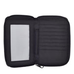 Daysafe RFID Blocking Passport Wallet, Navy Polka Dot