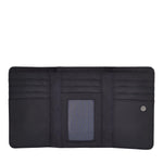 Daysafe RFID Blocking Trifold Wallet, Navy Poka Dot