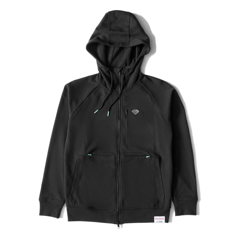 Diamond X Pacsafe Macba Hoodie, Black