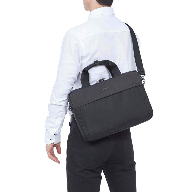 Intasafe X Anti-Theft 13in Laptop Slim Brief, Black