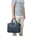 Intasafe Anti-Theft 15" Laptop Brief, Charcoal