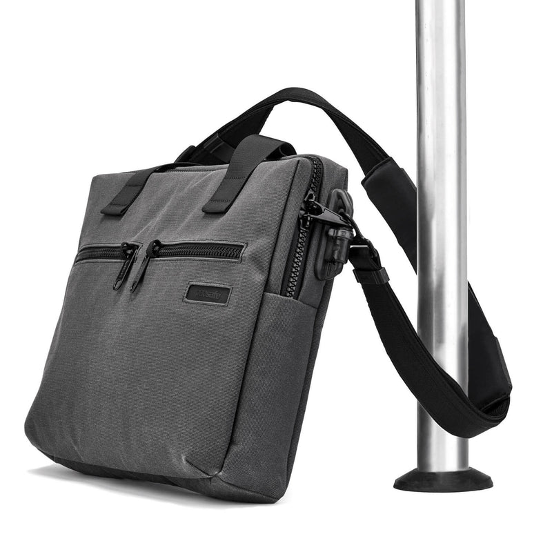 Intasafe Anti-Theft 15" Laptop Slim Brief, Charcoal