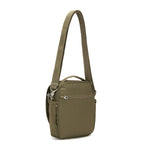 Metrosafe LS200 Anti-Theft Medium Crossbody Bag, Earth Khaki
