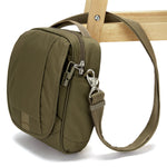 Metrosafe LS200 Anti-Theft Medium Crossbody Bag, Earth Khaki