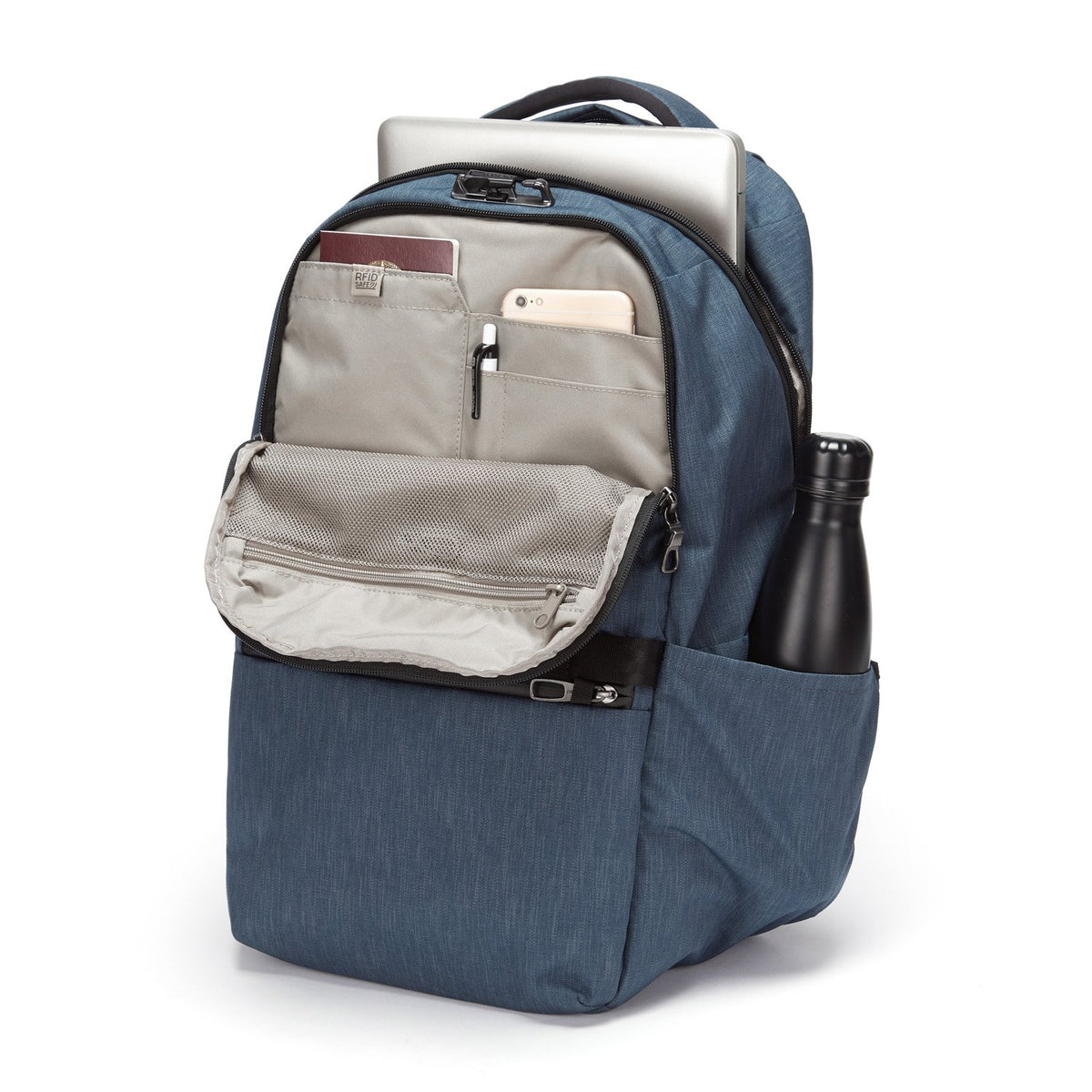 Metrosafe X Anti-Theft 25L Backpack, Dark Denim