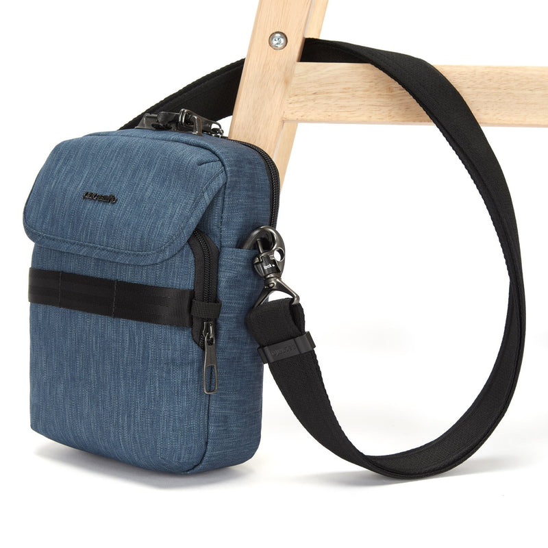 Metrosafe X Anti-Theft Compact Crossbody, Dark Denim