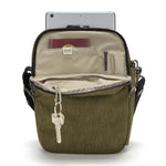 Metrosafe Anti-Theft Vertical Crossbody, Utility Green