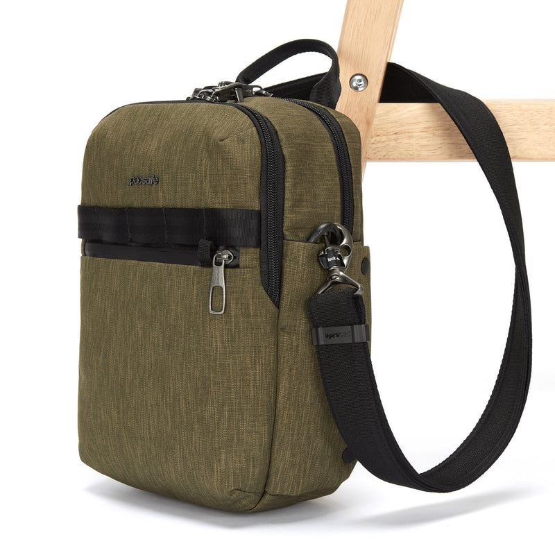 Metrosafe Anti-Theft Vertical Crossbody, Utility Green