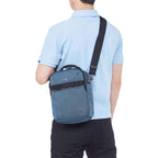 Metrosafe X Anti-Theft Vertical Crossbody Dark Denim