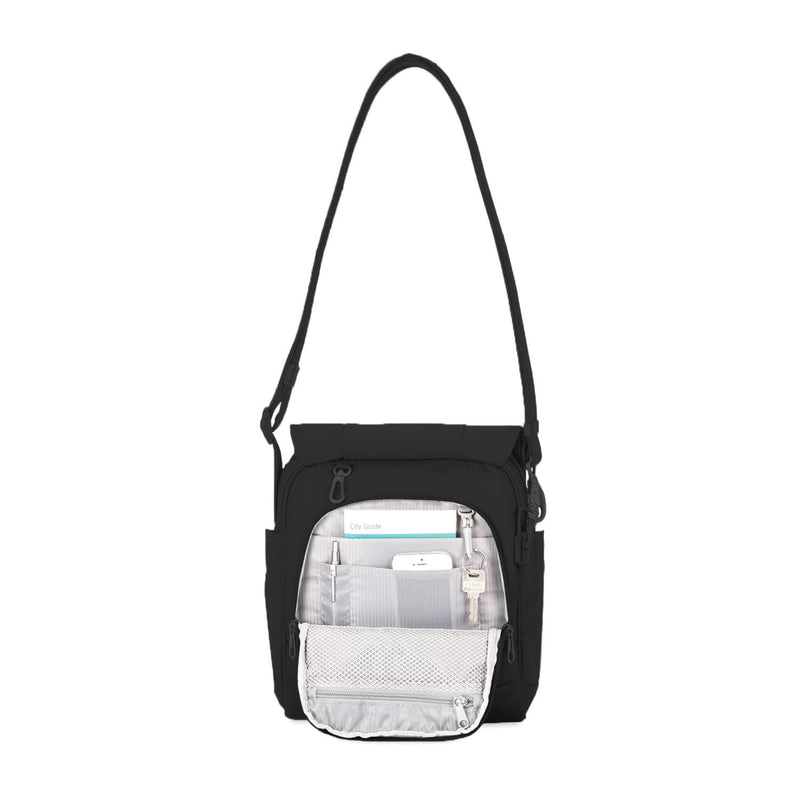 Metrosafe LS200 Anti-Theft Medium Crossbody Bag, Black