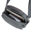 Metrosafe LS200 Anti-Theft Medium Crossbody Bag, Dark Tweed