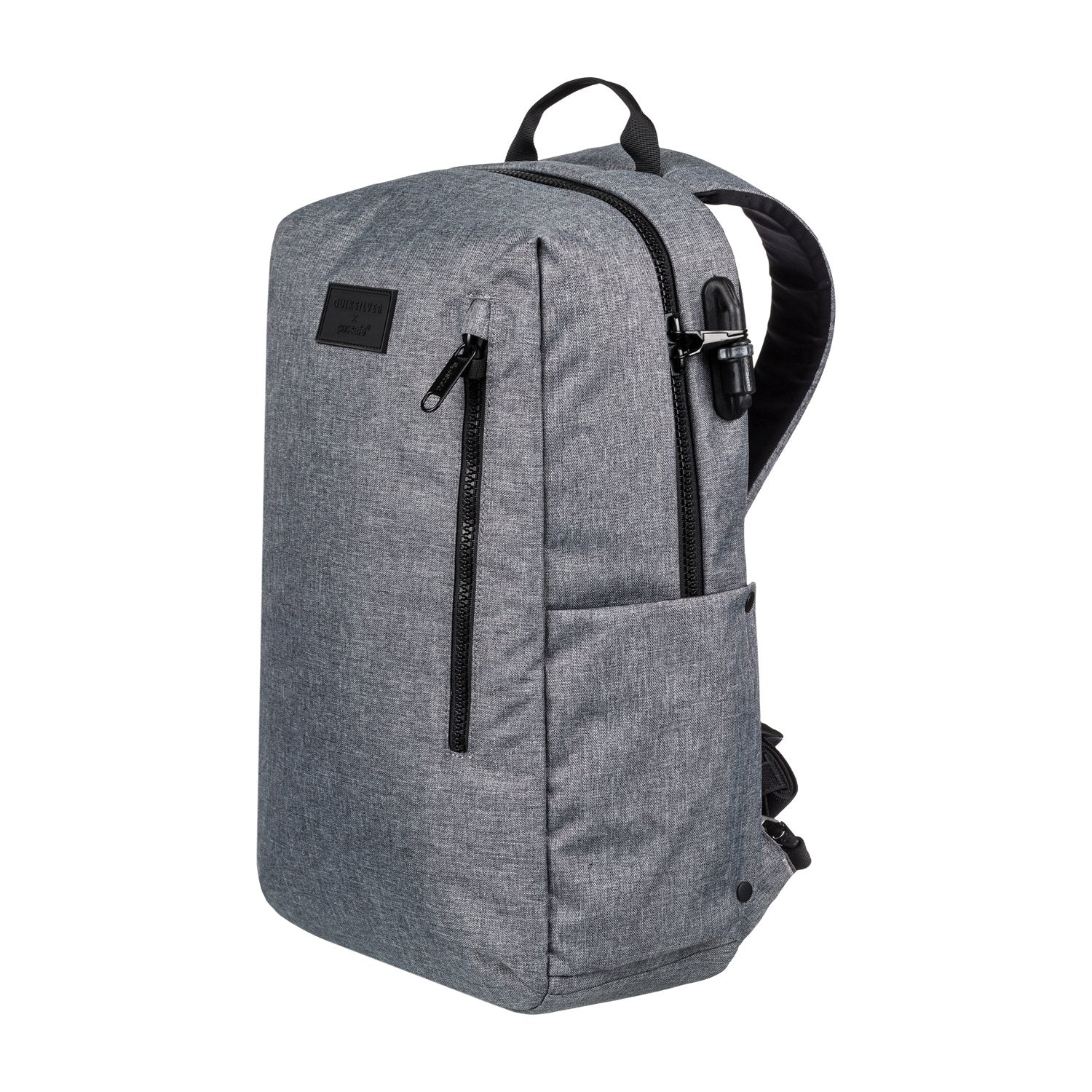 Quiksilver X Pacsafe 25L Anti-Theft Backpack, Dark Tweed