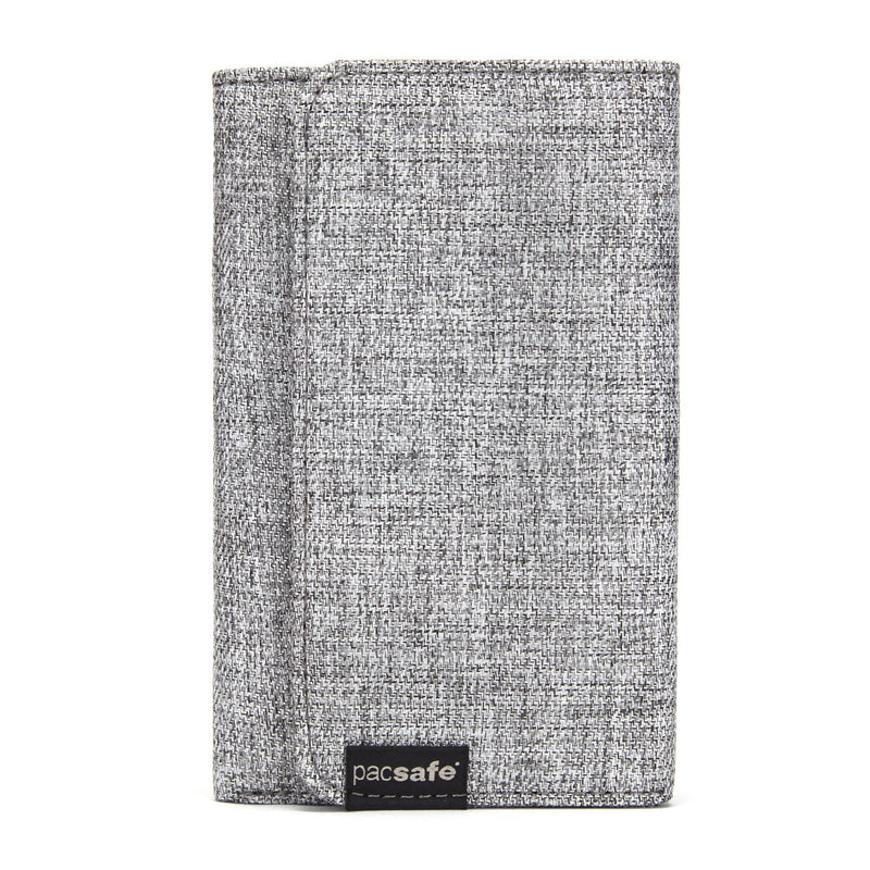 RFIDsafe LX100 RFID Blocking Wallet, Tweed Gray