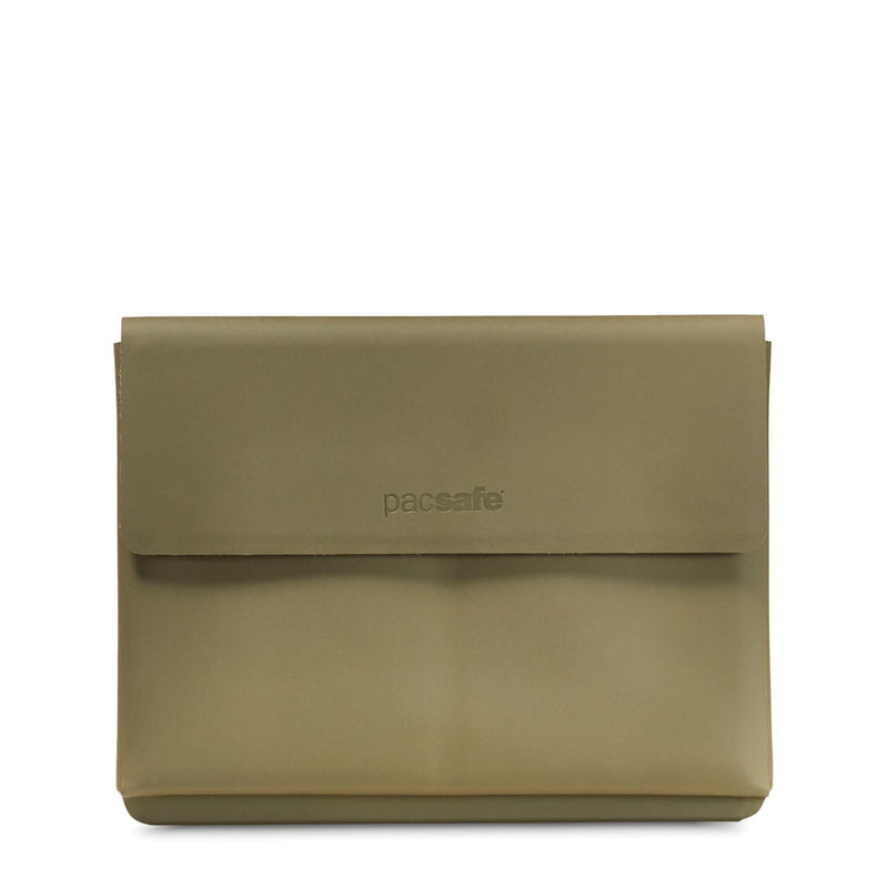 RFIDsafe TEC RFID Blocking Slim Passport Holder, Utility Green