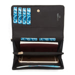 RFIDsafe RFID Blocking Clutch Wallet, Black