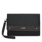 RFIDsafe RFID Blocking Clutch Wallet, Black